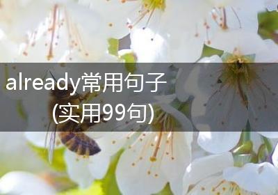 already常用句子(实用99句)