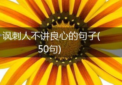 讽刺人不讲良心的句子(50句)