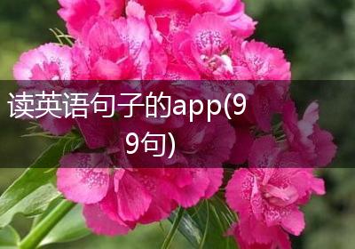 读英语句子的app(99句)