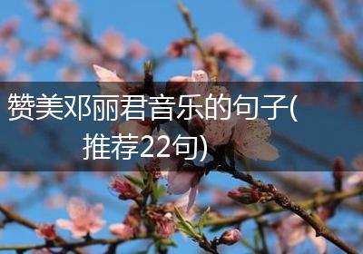 赞美邓丽君音乐的句子(推荐22句)