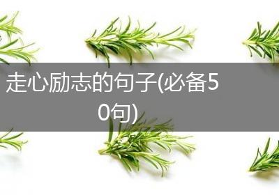 走心励志的句子(必备50句)