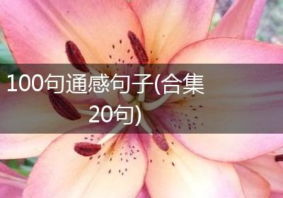 100句通感句子(合集20句)