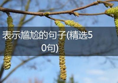 表示尴尬的句子(精选50句)