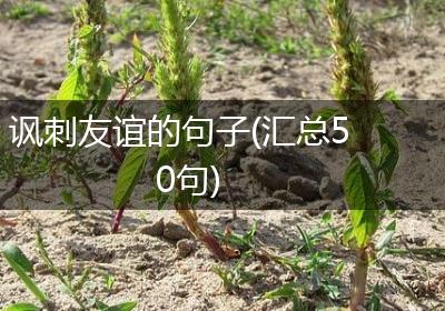 讽刺友谊的句子(汇总50句)
