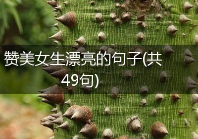 赞美女生漂亮的句子(共49句)
