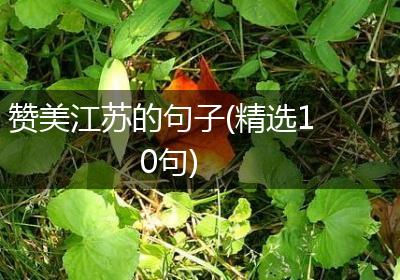 赞美江苏的句子(精选10句)