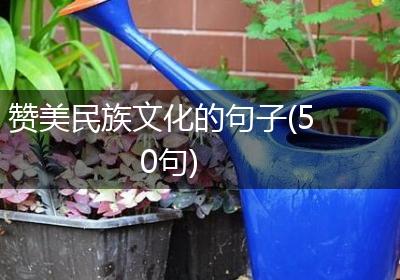赞美民族文化的句子(50句)