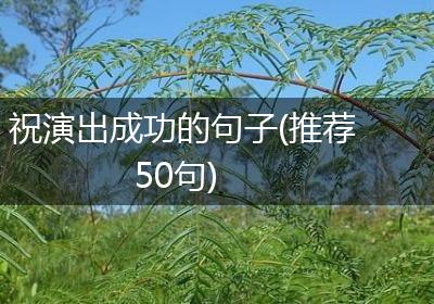 祝演出成功的句子(推荐50句)