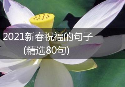 2021新春祝福的句子(精选80句)