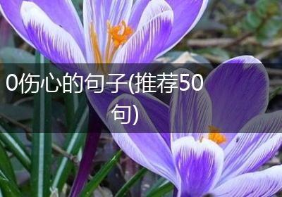0伤心的句子(推荐50句)
