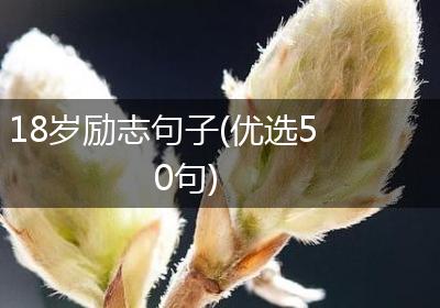 18岁励志句子(优选50句)