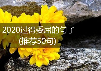 2020过得委屈的句子(推荐50句)