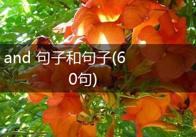and 句子和句子(60句)