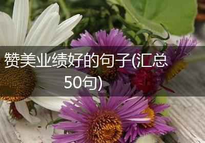 赞美业绩好的句子(汇总50句)