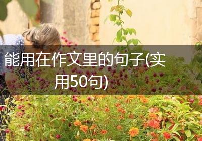 能用在作文里的句子(实用50句)