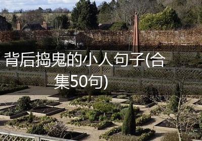 背后捣鬼的小人句子(合集50句)