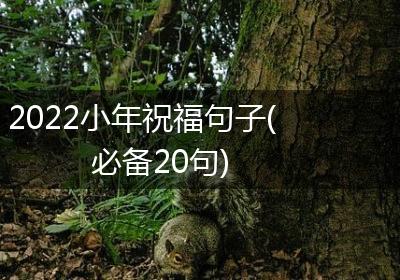 2022小年祝福句子(必备20句)