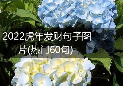 2022虎年发财句子图片(热门60句)