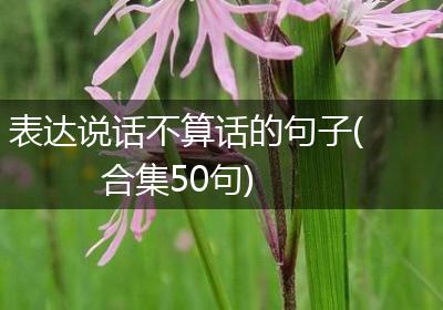 表达说话不算话的句子(合集50句)