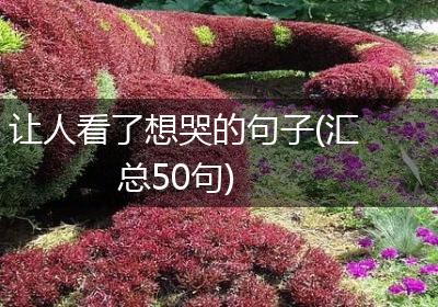 让人看了想哭的句子(汇总50句)