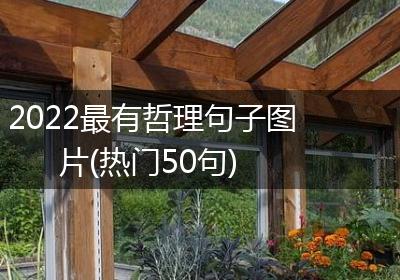 2022最有哲理句子图片(热门50句)
