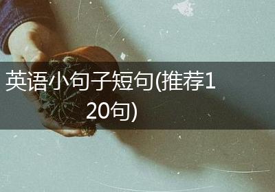 英语小句子短句(推荐120句)