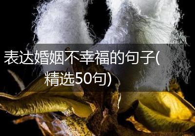 表达婚姻不幸福的句子(精选50句)