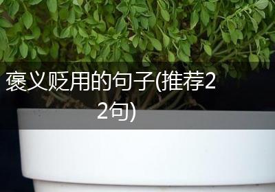 褒义贬用的句子(推荐22句)