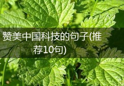 赞美中国科技的句子(推荐10句)