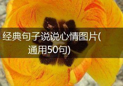 经典句子说说心情图片(通用50句)