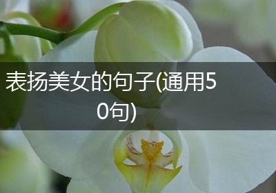 表扬美女的句子(通用50句)
