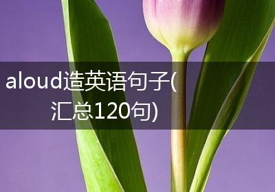 aloud造英语句子(汇总120句)