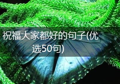 祝福大家都好的句子(优选50句)