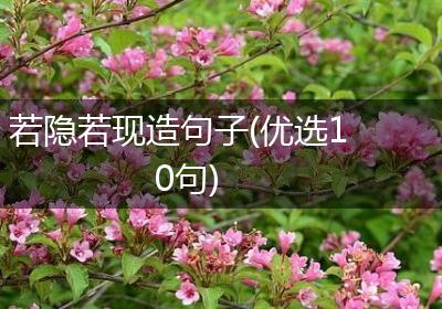 若隐若现造句子(优选10句)