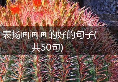 表扬画画画的好的句子(共50句)