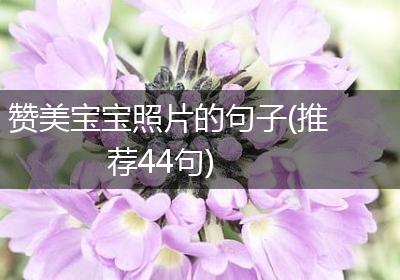 赞美宝宝照片的句子(推荐44句)