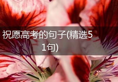 祝愿高考的句子(精选51句)