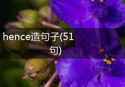 hence造句子(51句)