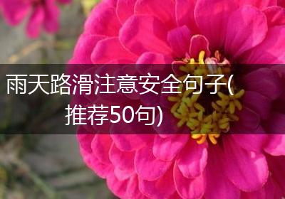 雨天路滑注意安全句子(推荐50句)