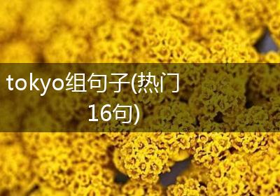 tokyo组句子(热门16句)
