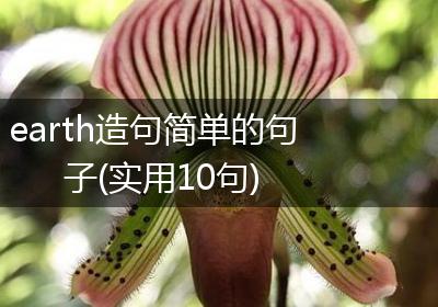 earth造句简单的句子(实用10句)