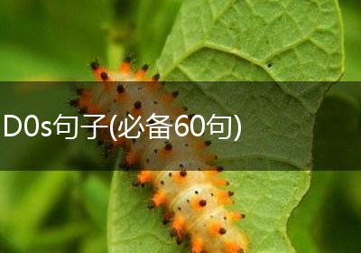 D0s句子(必备60句)