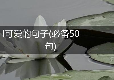 l可爱的句子(必备50句)
