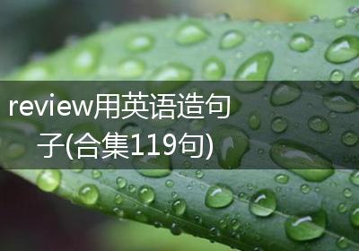 review用英语造句子(合集119句)