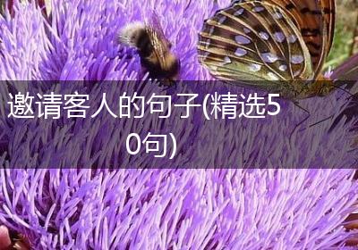邀请客人的句子(精选50句)
