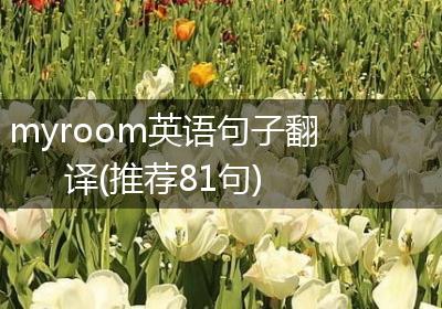 myroom英语句子翻译(推荐81句)