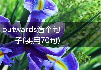 outwards造个句子(实用70句)