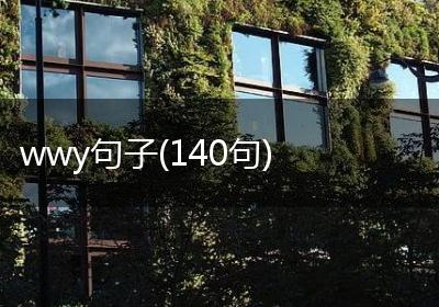 wwy句子(140句)
