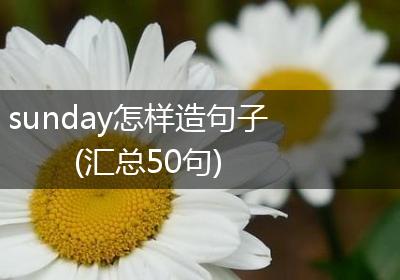 sunday怎样造句子(汇总50句)