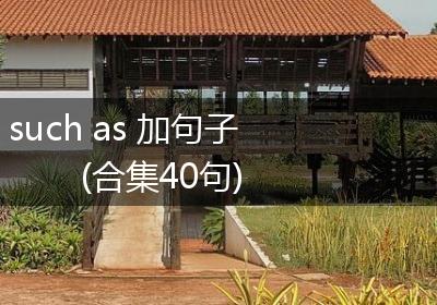 such as 加句子(合集40句)